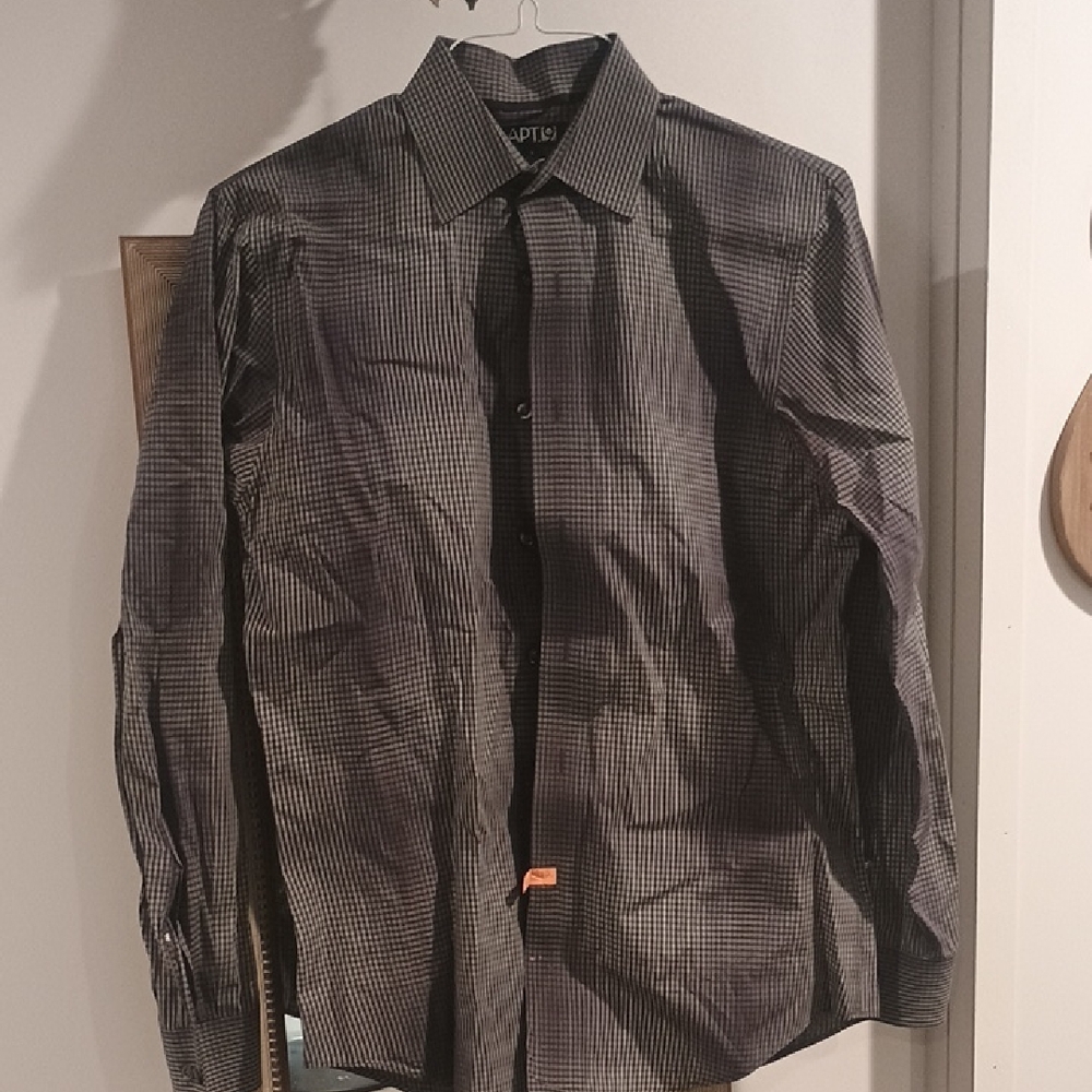 Apt. 9 Monochrome Patterned Shirt